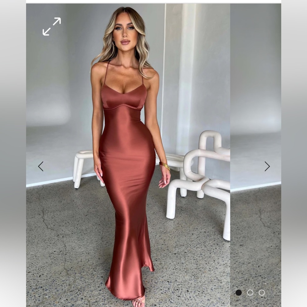 BABYBOO MALIKA DRESS RUST